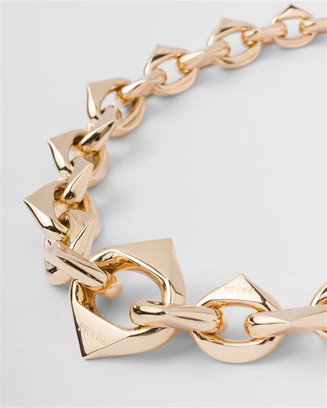 prada recycled gold jewelry|prada eternal gold.